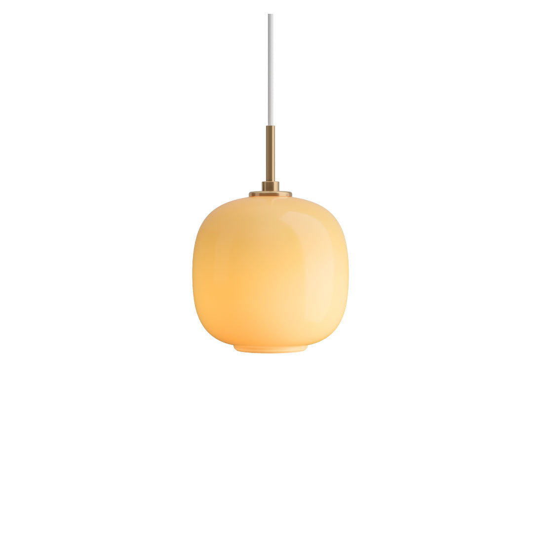 Louis Poulsen VL45 ラジオハウス ペンダント アンバー｜四層吹きガラスの柔光【展示品】