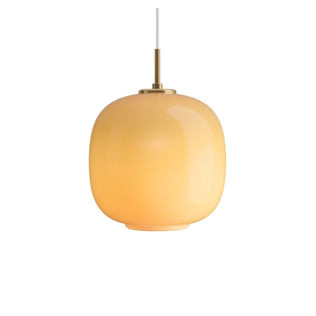 Louis Poulsen VL45 ラジオハウス ペンダント アンバー｜四層吹きガラスの柔光【展示品】