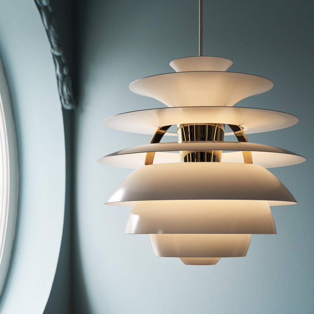 Louis Poulsen PH Snowball（スノーボール）｜光を彫刻する名作ペンダントライト【展示品】