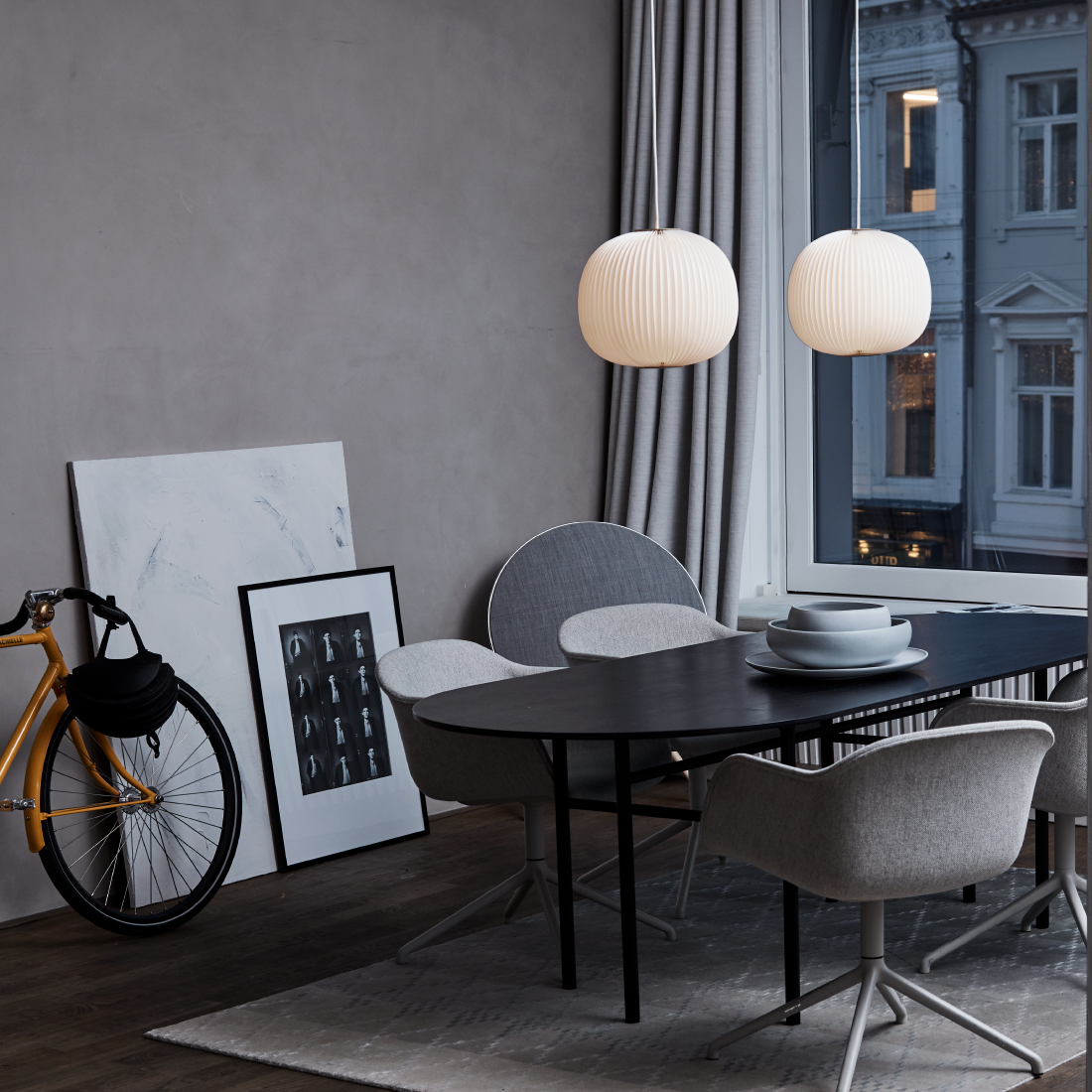 レ・クリント LAMELLA 3｜北欧デザイン ペンダントランプ／吊り下げ照明【展示品】