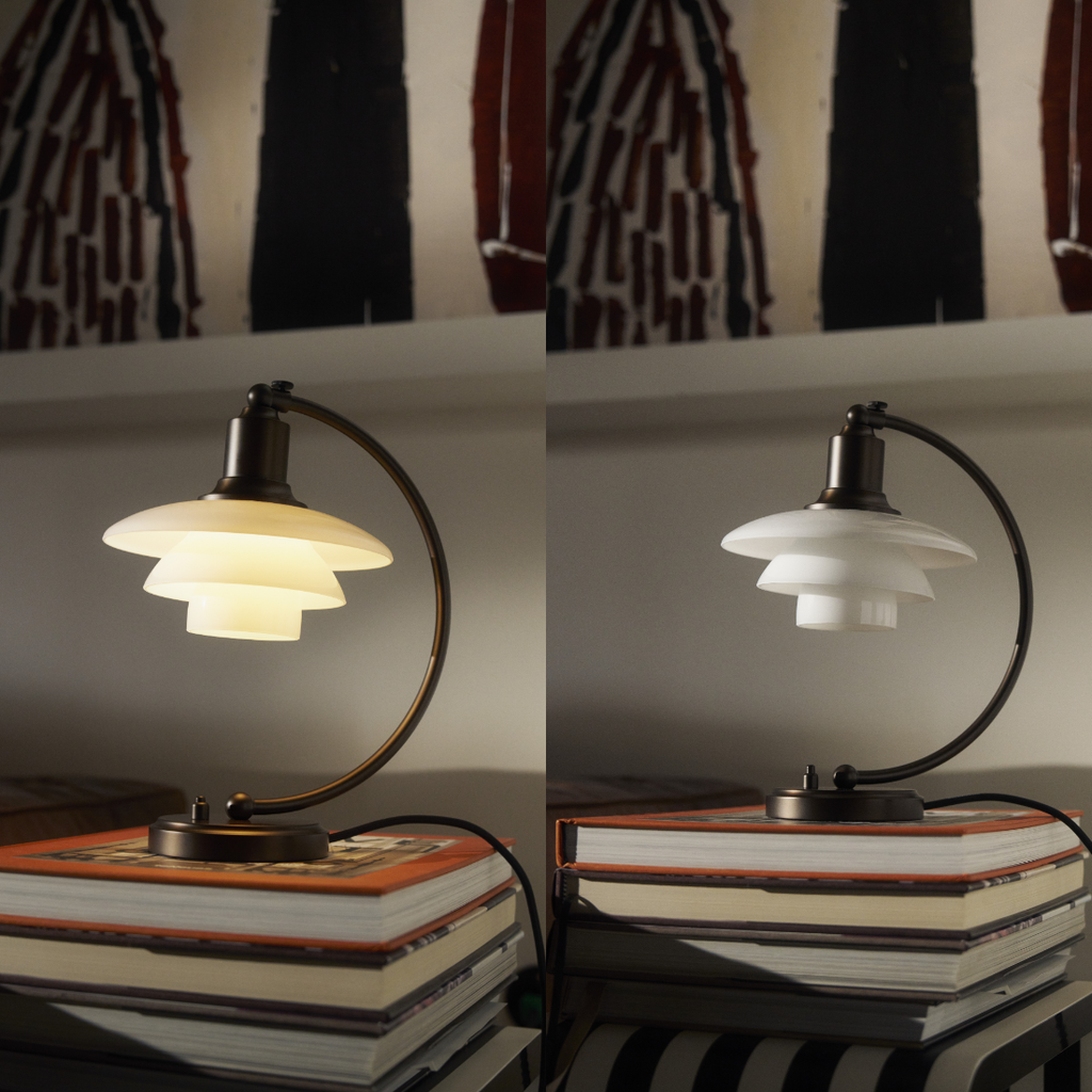 Louis Poulsen PH 2/2 ルナ エイジドブラス テーブルランプ【展示品】