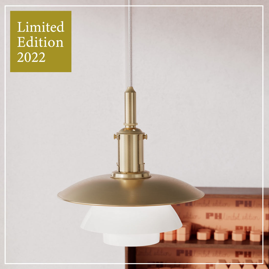 Louis Poulsen PH 3/3 真鍮ガラスペンダント 2022年限定【展示品】