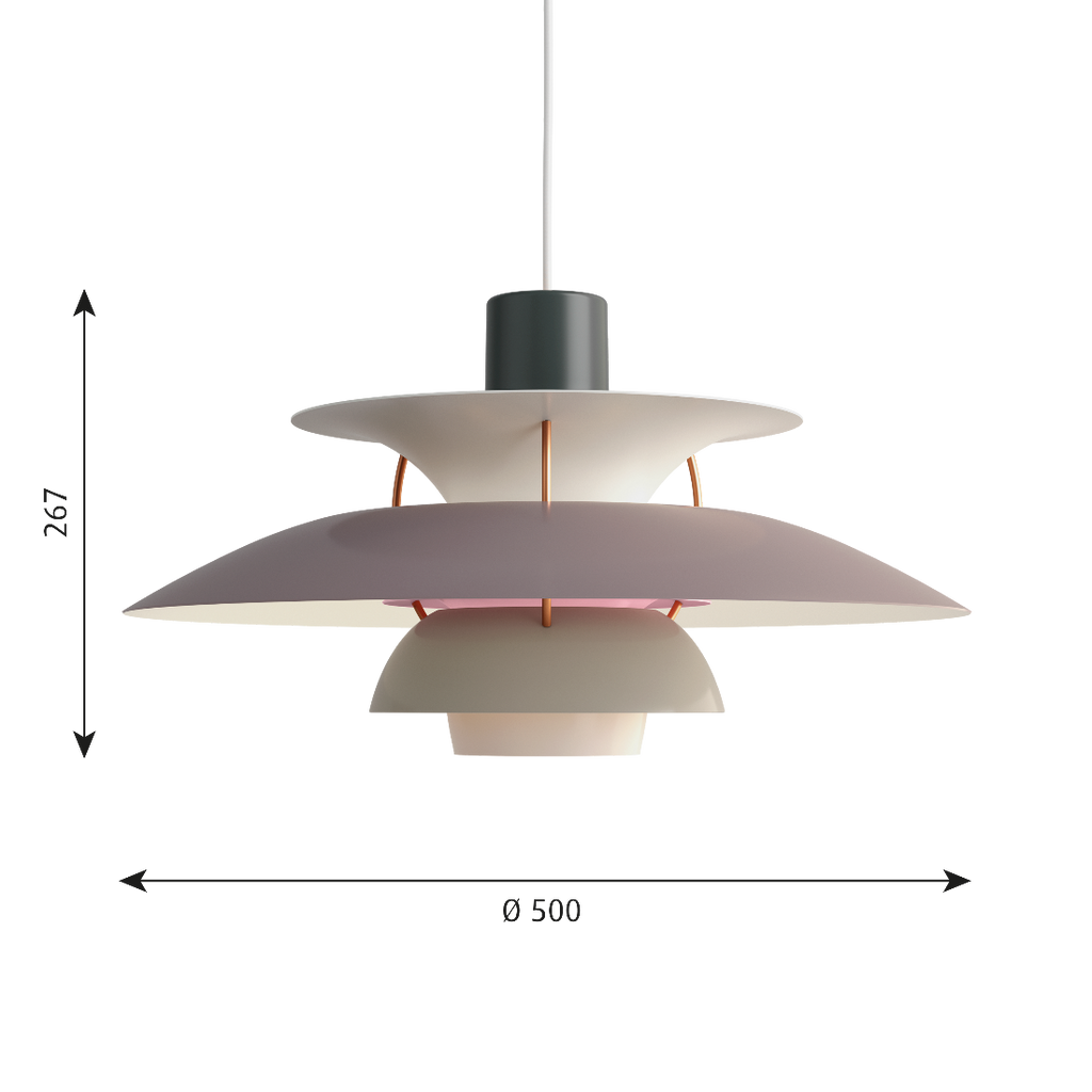 Louis Poulsen PH 5 ペンダントライト モダン グラデーション（6色）【展示品】