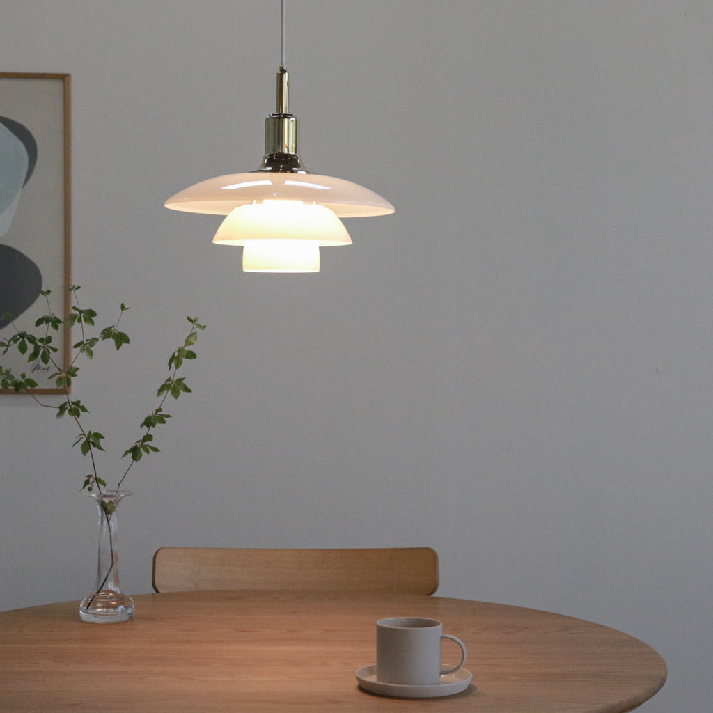Louis Poulsen PH 3½–3 グラスペンダント｜タイムレスな北欧デザイン【展示品】