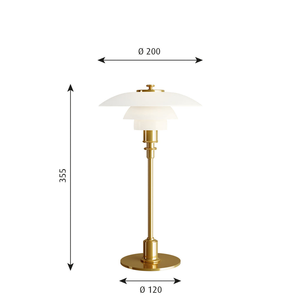 Louis Poulsen PH 2/1 テーブルランプ【展示品】