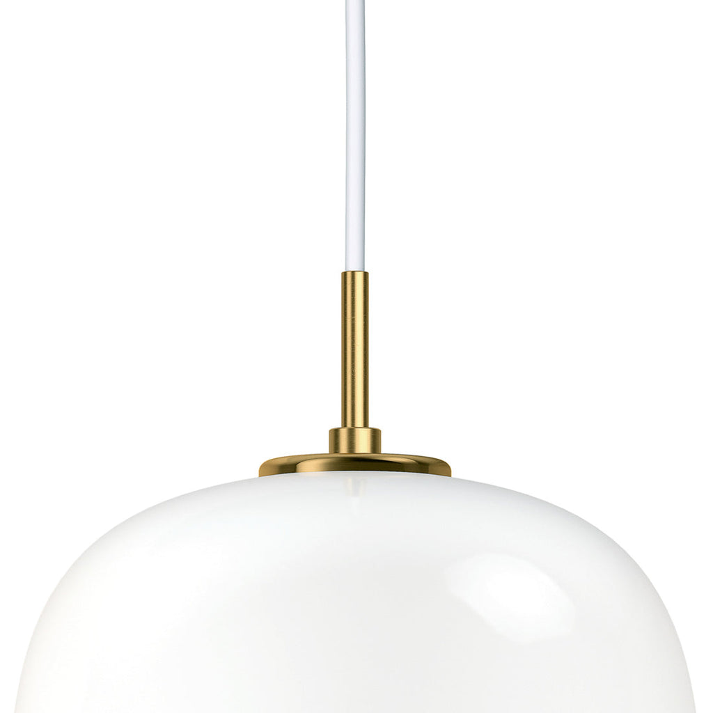 Louis Poulsen VL45 ラジオハウス ペンダントライト｜真鍮と吹きガラスの北欧名作【展示品】