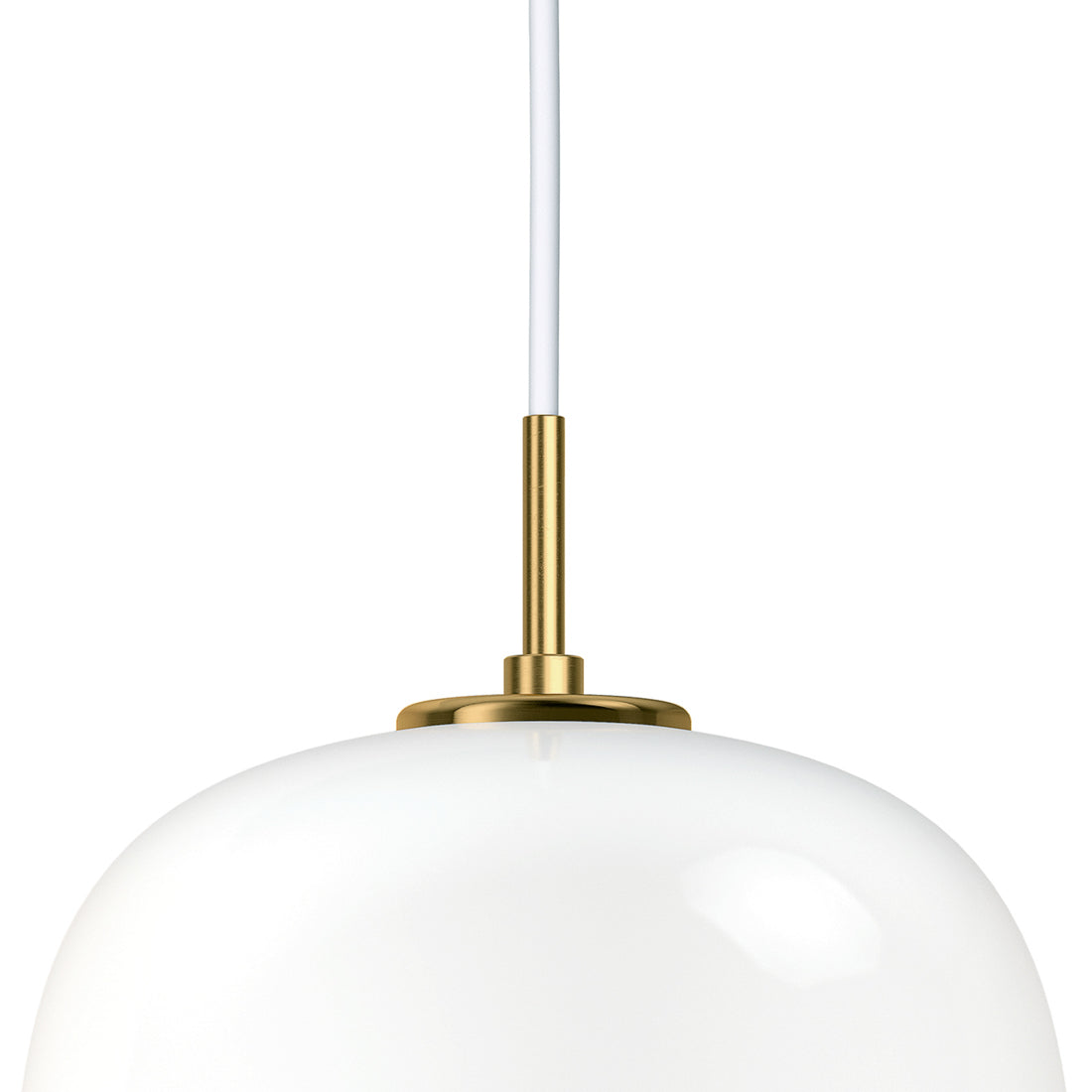 Louis Poulsen VL45 ラジオハウス ペンダントライト｜真鍮と吹きガラスの北欧名作【展示品】