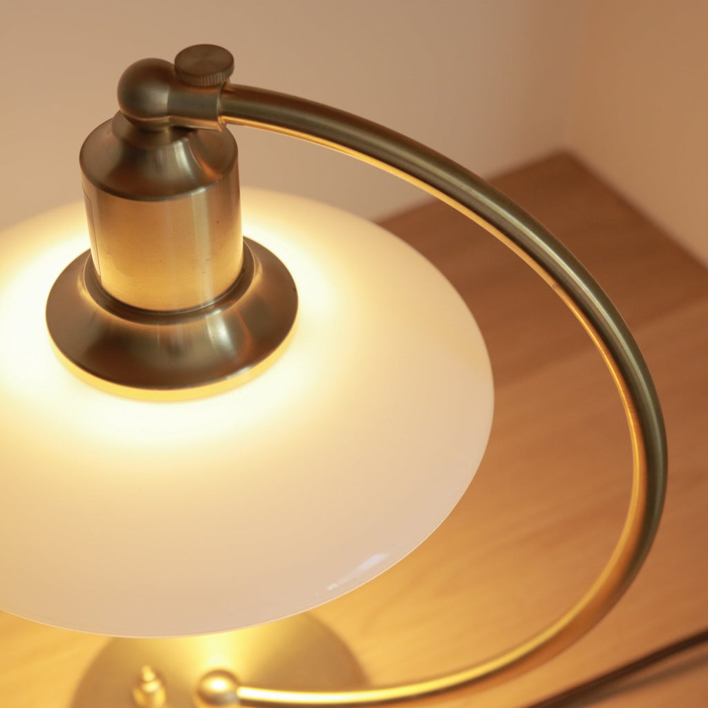 Louis Poulsen PH 2/2 LUNA テーブルランプ 真鍮×乳白ガラス【展示品】