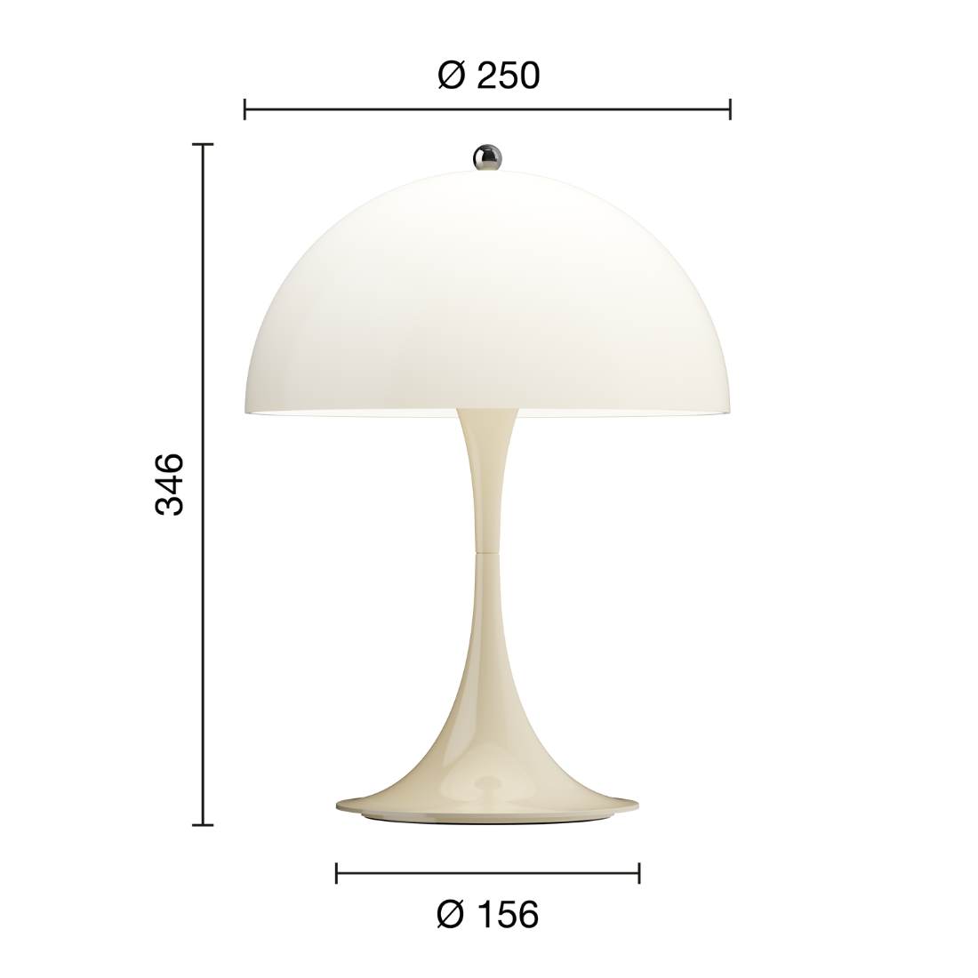 Louis Poulsen パンテラ 250 ポータブル テーブルランプ【展示品】