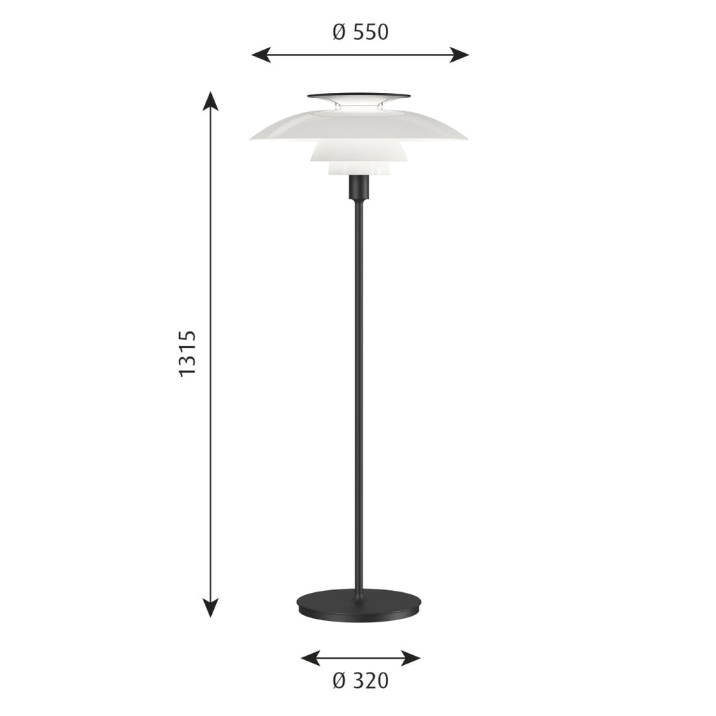 Louis Poulsen PH80 フロアランプ【展示品】