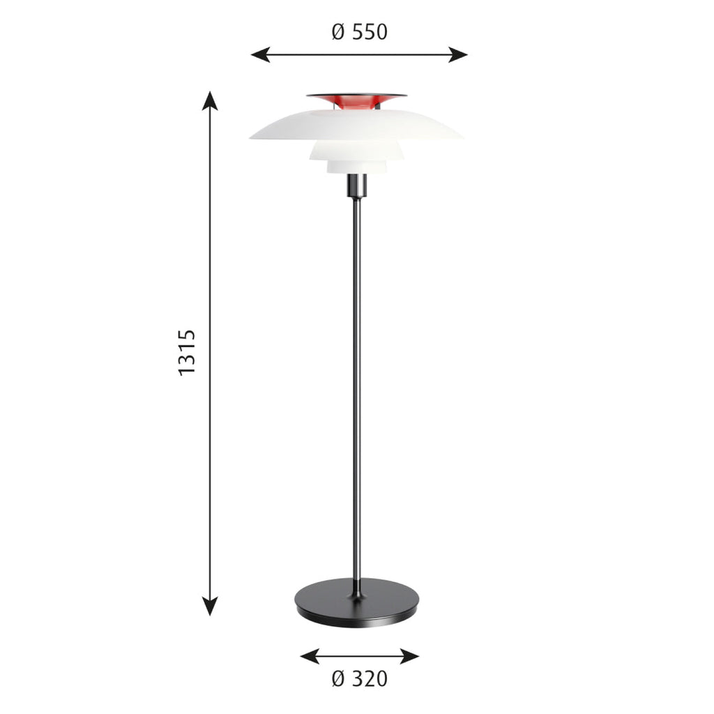 Louis Poulsen PH80 フロアランプ【展示品】