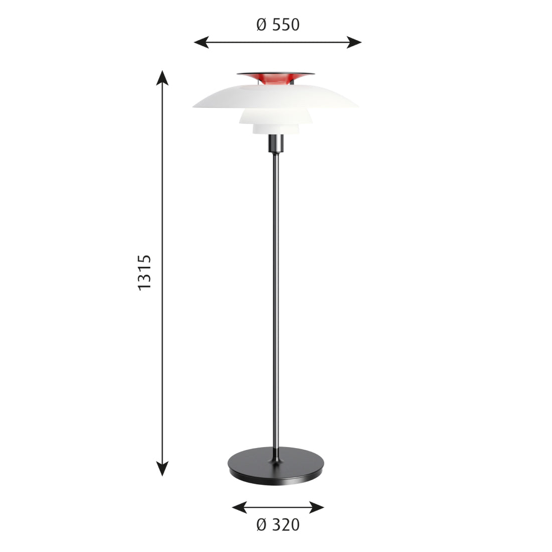 Louis Poulsen PH80 フロアランプ【展示品】